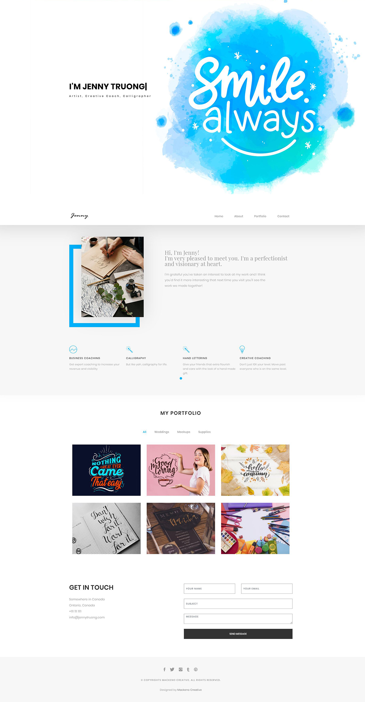 Jenny Truong Web Design Portfolio